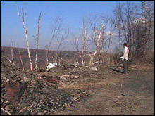 Paul looking out over Centralia